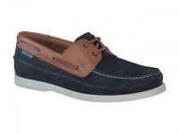 Chaussure mephisto lacets modele boating marine